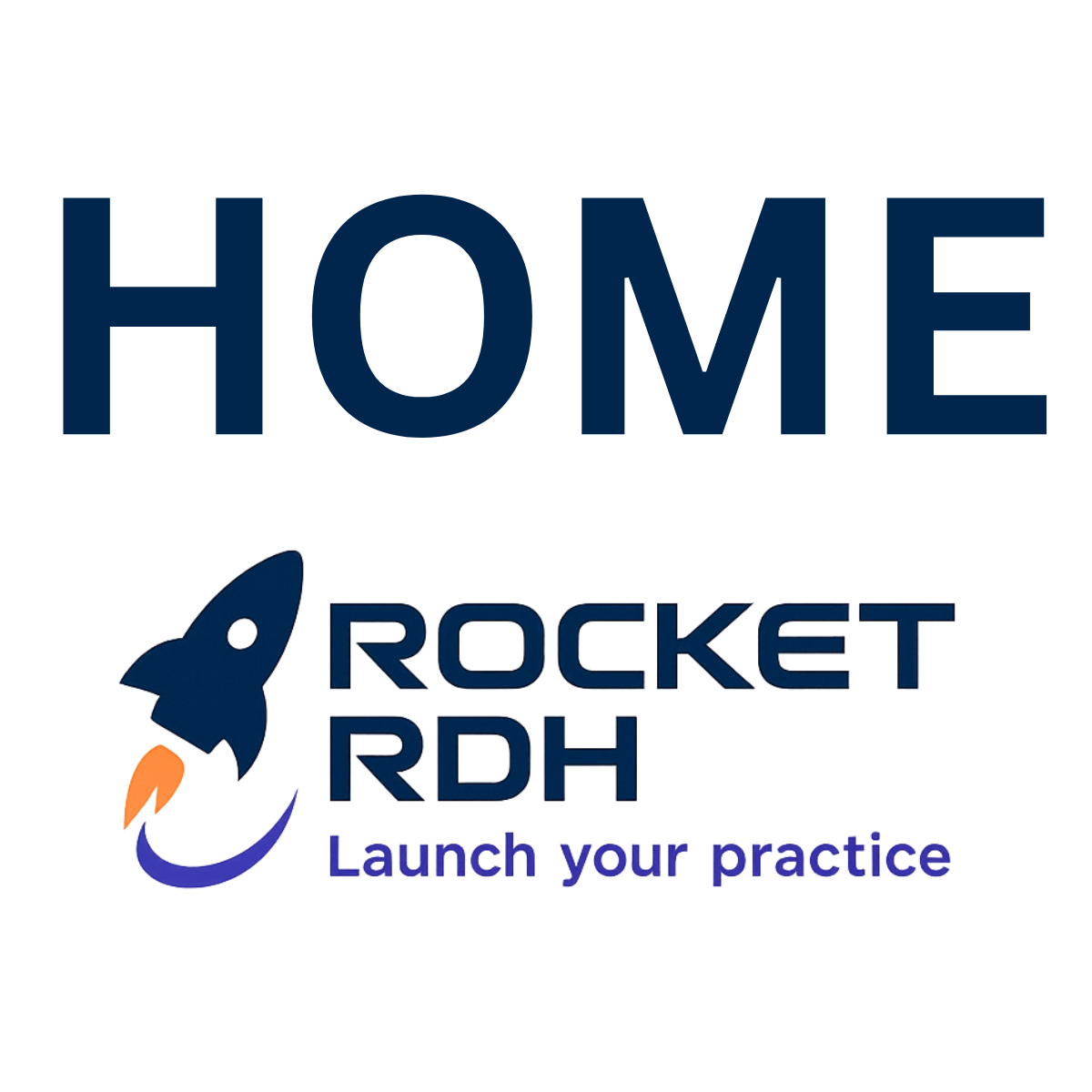 Rocket RDH brand header image representing business education and practice planning for registered dental hygienists